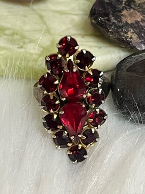 Sterling Shank NRL Garnet Ring